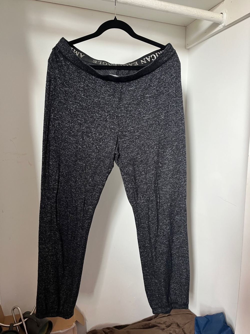 Charcoal Marled Knit Lounge Pants